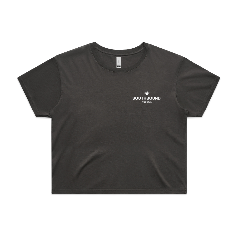 Faded Black Southbound Crop T-Shirt - Southbound